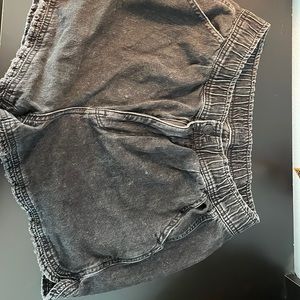 Black American Eagle Mom Jean Shorts - Size 8